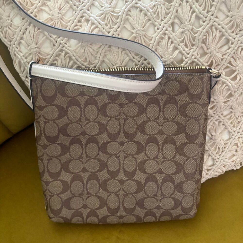 COPY - Coach Rowan File Bag In Signature Canvas - Picture 2 of 2